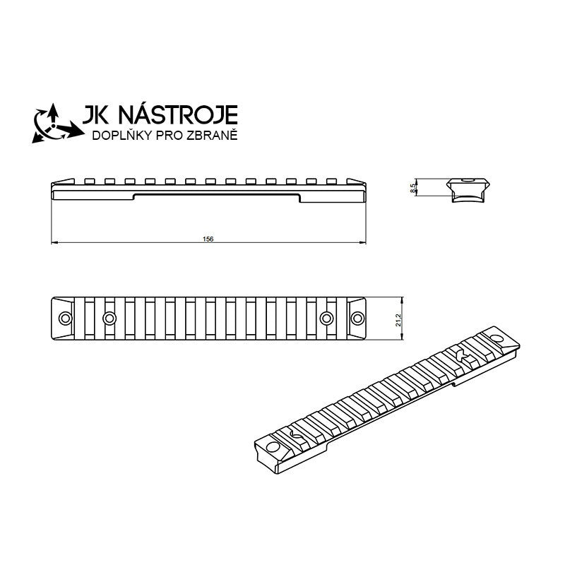 Franchi Horizon picatinny rail JK-N