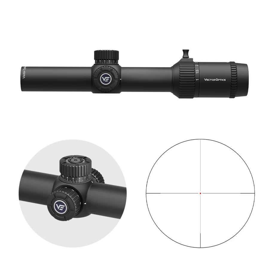 Vector Optics Forester 1-8x24 SFP richtkijker