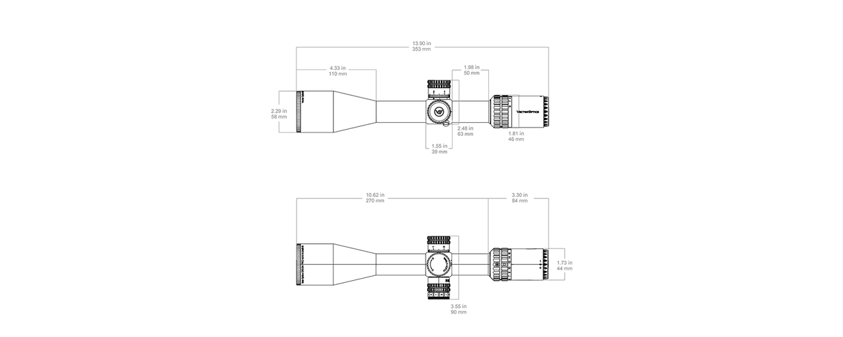 Vector Optics Orion Pro Max 6-24x50 MIL HD FFP richtkijker