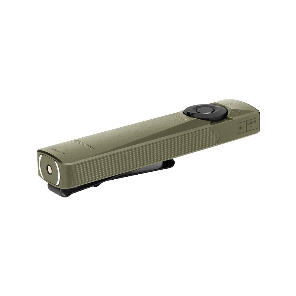 Olight Arkfeld Ultra | platte 3-in-1 EDC zaklamp | 1.400 lm - Olive Green