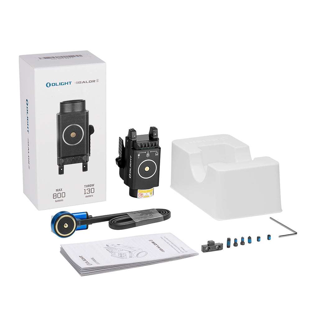 Olight Baldr S | pistoollamp met laser | 800 lm