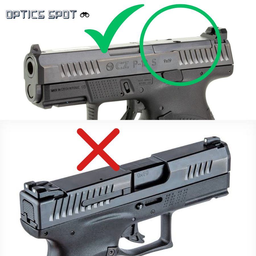 CZ P-10 adapterplaat | Docter footprint