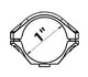 Montageringen op diameter