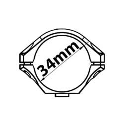 34mm Picatinny montageringen