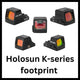 Red dot vizieren met Holosun K-series footprint
