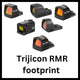 Red dot vizieren met Trijicon RMR footprint