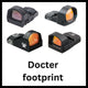 Red dot vizieren met Docter footprint