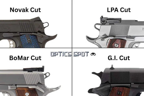 1911 [BoMar Cut] volledig verstelbare keep | gegroefd met 3 punten