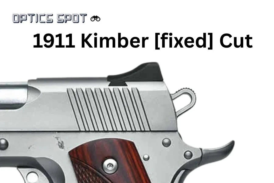 1911 [Kimber Fixed Cut] red dot montage | type S [RMSc DPP K-series footprint]