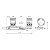 34mm scope mount cantilever | Picatinny QD Ergo basis 