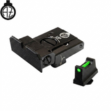Verstelbare richtmiddelen voor Glock [G17 G19 G26 & other] met fiber optics | type