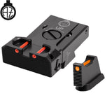 CZ 75B, CZ P-01, CZ 75 SP-01 verstelbare richtmiddelen met fiber optics | type B Zendl