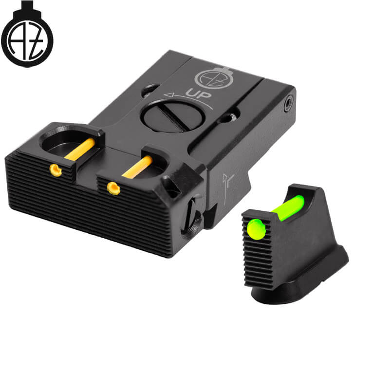 CZ 75B, CZ P-01, CZ 75 SP-01 verstelbare richtmiddelen met fiber optics | type B Zendl