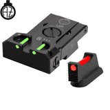 CZ Shadow 2, CZ 75 SP-01 Shadow verstelbare richtmiddelen met fiber optics | type B