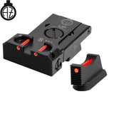 CZ Shadow 2, CZ 75 SP-01 Shadow verstelbare richtmiddelen met fiber optics | type B
