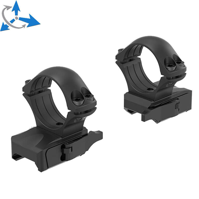 34mm montageringen | tweedelige Picatinny QD Ergo-basis 