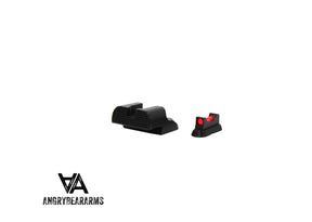 CZ 75B, CZ P-01, CZ 75 SP-01 sport richtmiddelen met glasvezel