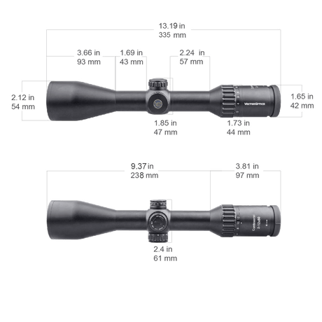 Vector Optics Continental 2-12x50 SFP richtkijker