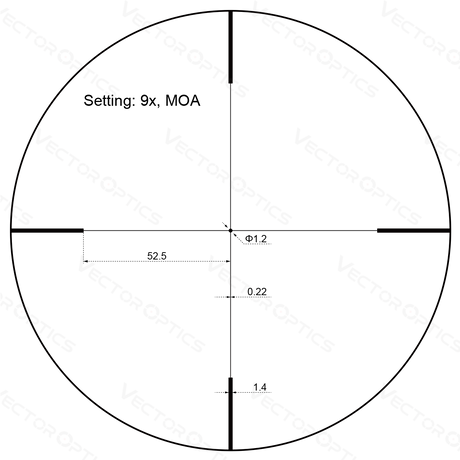 Vector Optics Forester JR. 3-9x40 richtkijker