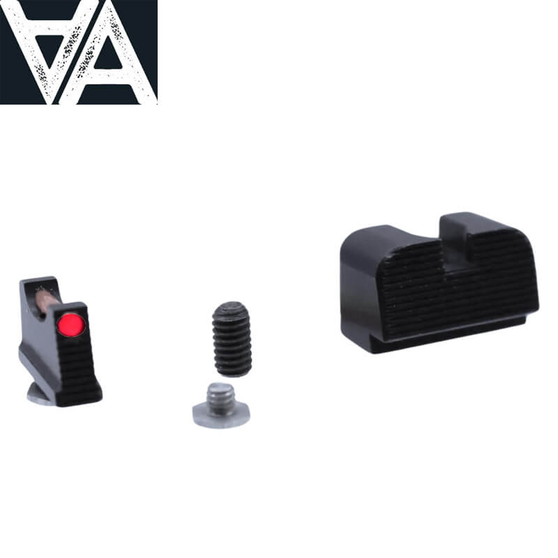 Glock 17 MOS, 19 MOS, 34 MOS sport vizieren met glasvezel 