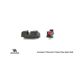 Lage richtmiddelen voor Glock Slimline [G42 G43 G43X G48] | met vezeloptiek