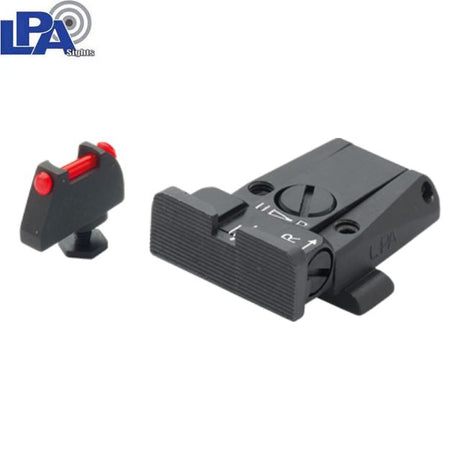 Glock [G17, G19, G26 & other] adjustable sight set | with fiber optics type A
