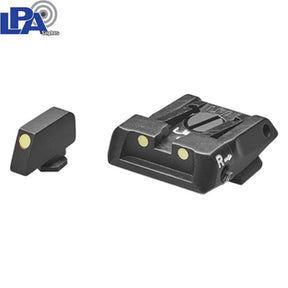 Verstelbare richtmiddelen voor Glock [G17 G19 G26 & other] | met lichtgevende stippen