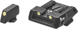 Glock [G17, G19, G26 & other] adjustable sight set | with luminescent dots