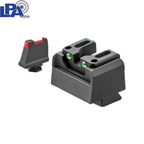Hoge semi-verstelbare richtmiddelen voor Glock MOS [G17 MOS G19 MOS & other] | met fiber optics
