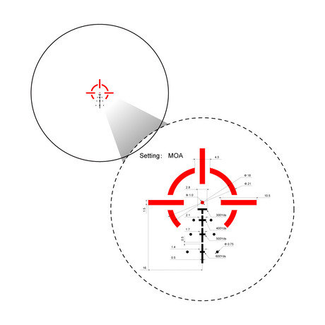 Vector Optics Paragon 4x24 ultra compacte prism rifle scope