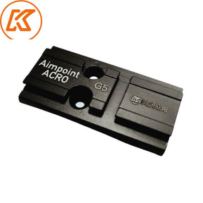 Steel red dot plaat voor Glock MOS | Aimpoint Acro footprint