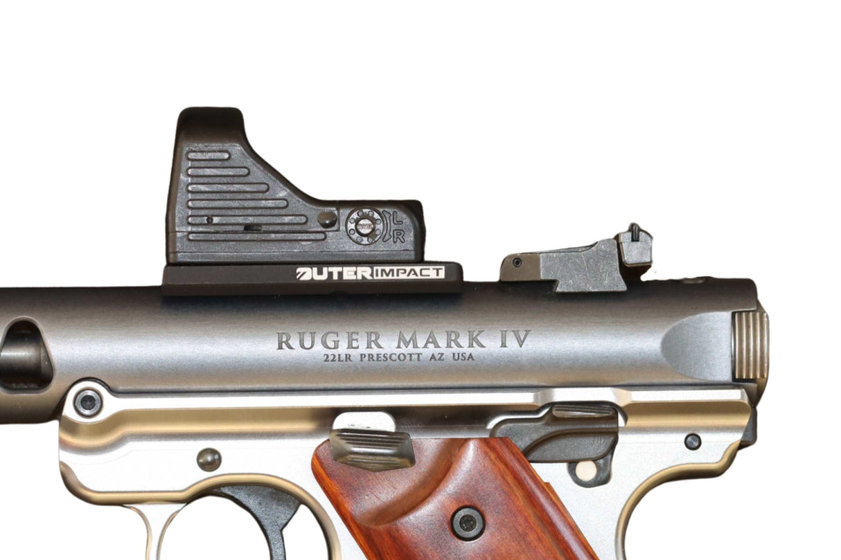 Ruger Mark III & Mark IV Optics Ready plaat | type C [RMR, RTS & Docter footprint] 