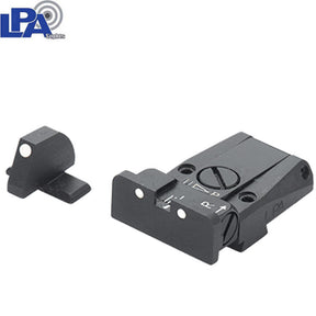 Springfield [XD,XDM] & HS Produkt [XDM HS-9 SF19] verstelbare richtmiddelen | met witte stippen