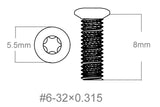 Set schroeven 3st | 6-32x0.315’’ [T10]
