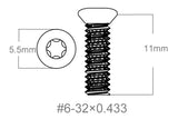 Set schroeven 3 stuks | 6-32x0.433’’ [T10]