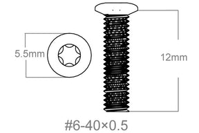Set schroeven 3st | 6-40x0.5’’ [T10]