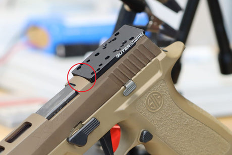 Sig P320-XFIVE [2014 - 2018] adapterplaat | type C [RMR RTS & Docter footprint]
