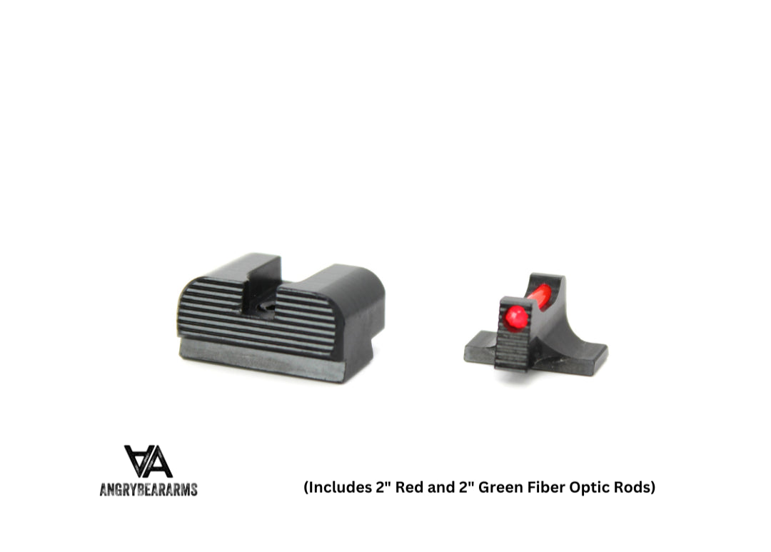 Sig P365 hoge sport richtmiddelen met glasvezeloptiek