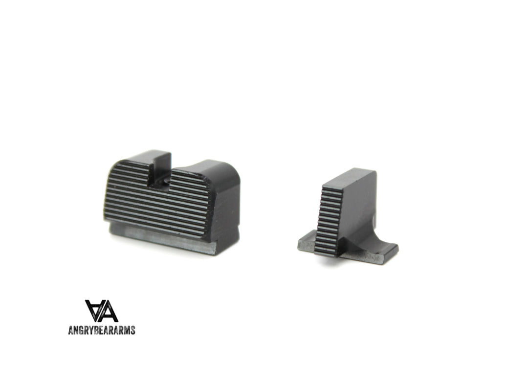 Sig Sauer P220 P226 P229 P320 & P365 Optics Ready hoge gegroefde richtmiddelen