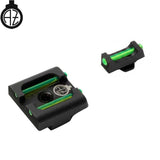 Richtmiddelen voor Glock [G17 G19 G26 & other] met fiber optics | type B