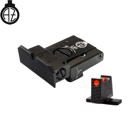 Springfield [XD,XDM] & HS Produkt [XDM, HS-9, SF19] verstelbare richtmiddelen met fiber optics | type A