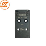 Steel red dot plaat voor Glock MOS | Shield RMSc & Holosun K-series footprint