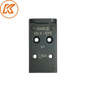 Steel red dot plaat voor Glock MOS | Shield RMSc & Holosun K-series footprint