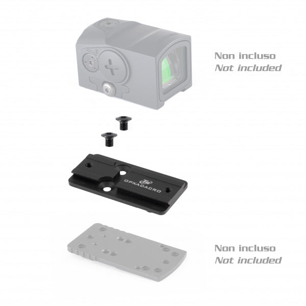 Voetafdrukadapter | van Toni System mounts "type A" naar Aimpoint Acro 
