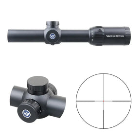 Vector Optics Constantine 1-10x24 Fiber Center Dot richtkijker Vector Optics