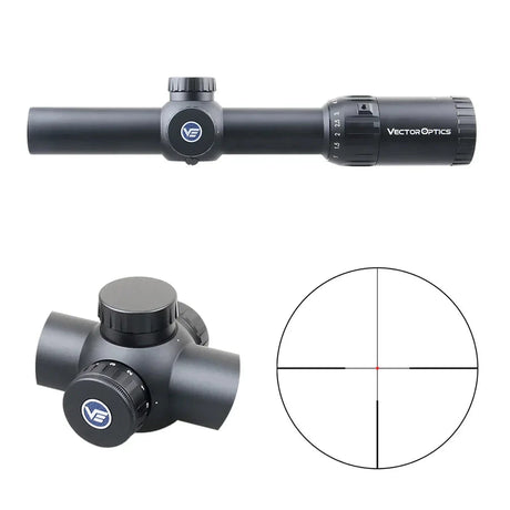 Vector Optics Constantine 1-10x24 Fiber Center Dot richtkijker Vector Optics