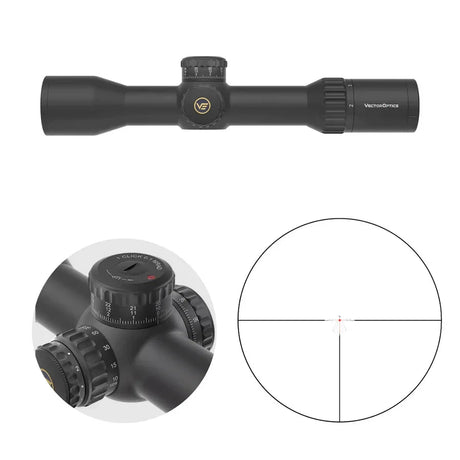 Vector Optics Continental x6 2-12x44 CTR MPVO richtkijker Vector Optics