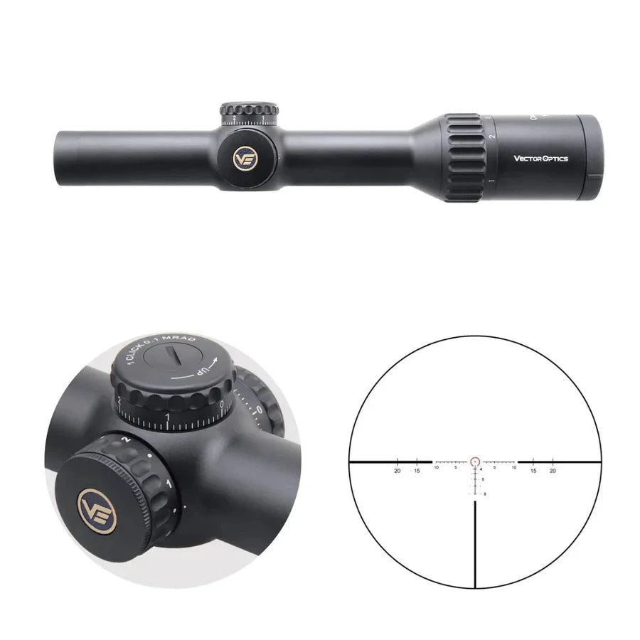 Vector Optics Continental x8 1-8x24 ED Tactical richtkijker Vector Optics
