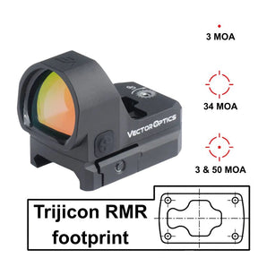 Vector Optics Frenzy 1x22x26 MOS MRS red dot vizier