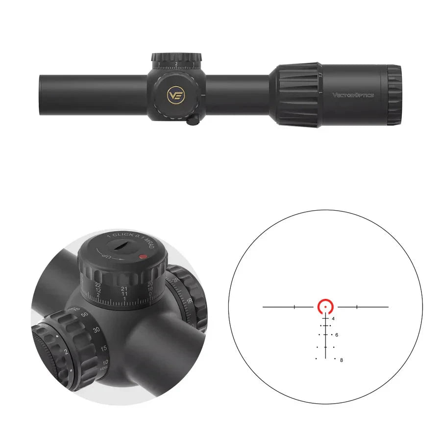 Vector Optics TAURON 1-6x24 SFP richtkijker Vector Optics